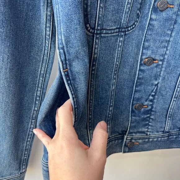 A.P.C Classic stretch denim jacket, Blue, Size S - Picture 6 of 7